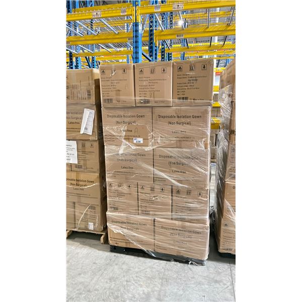 PALLET OF LATEX FREE NON MEDICAL / NON SURGICAL DISPOSABLE PROTECTIVE CLOTHING *IN BOX*