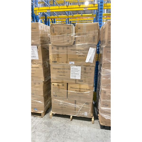 PALLET OF LATEX FREE NON MEDICAL / NON SURGICAL DISPOSABLE PROTECTIVE CLOTHING *IN BOX*