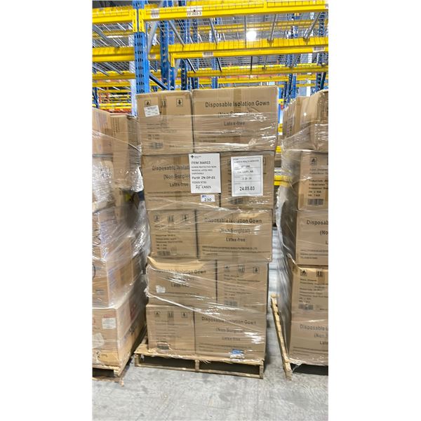 PALLET OF LATEX FREE NON MEDICAL / NON SURGICAL DISPOSABLE PROTECTIVE CLOTHING *IN BOX*
