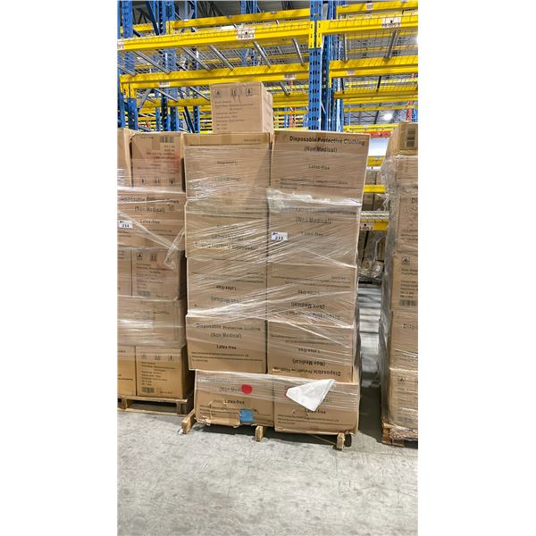 PALLET OF LATEX FREE NON MEDICAL / NON SURGICAL DISPOSABLE PROTECTIVE CLOTHING *IN BOX*