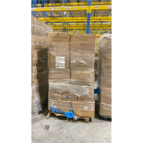 PALLET OF LATEX FREE NON MEDICAL / NON SURGICAL DISPOSABLE PROTECTIVE CLOTHING *IN BOX*