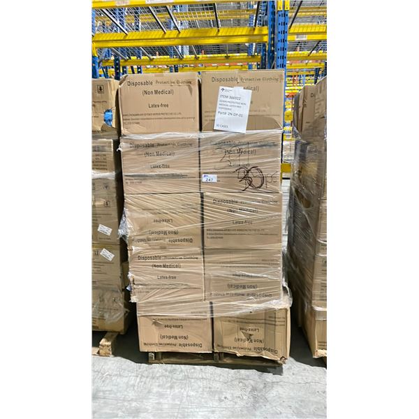 PALLET OF LATEX FREE NON MEDICAL / NON SURGICAL DISPOSABLE PROTECTIVE CLOTHING *IN BOX*