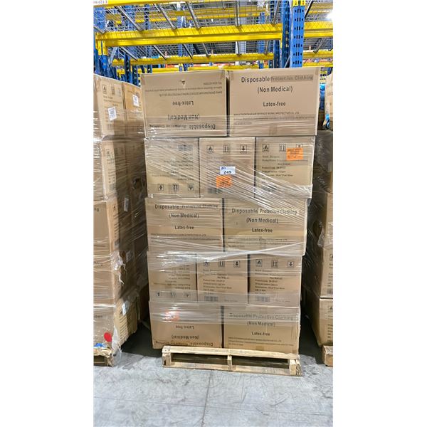 PALLET OF LATEX FREE NON MEDICAL / NON SURGICAL DISPOSABLE PROTECTIVE CLOTHING *IN BOX*