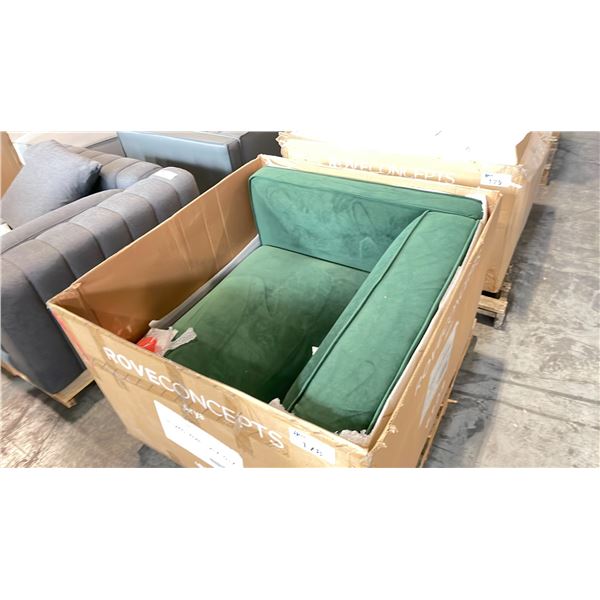 ROVE CONCEPTS DESIGNER ARYA GREEN CORNER SECTIONAL SECTION *IN BOX*