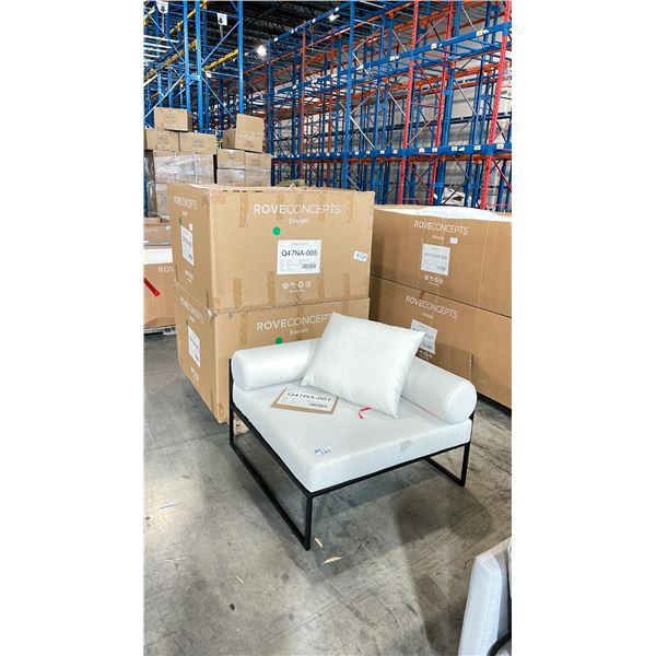 3 ROVE CONCEPTS DESIGNER EVERETT OUTDOOR SECTIONAL SECTIONS PARTS *2 IN BOX*