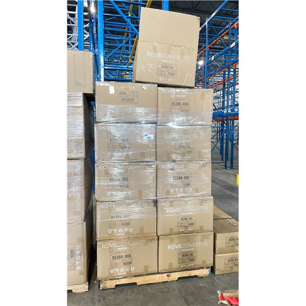 PALLET OF ROVE CONCEPTS DESIGNER ASSORTED MIKKEL BED PILLOWS *MUST TAKE ALL ON PALLET*