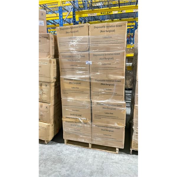 PALLET OF LATEX FREE NON MEDICAL / NON SURGICAL DISPOSABLE PROTECTIVE CLOTHING *IN BOX*