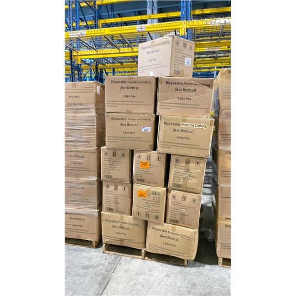 PALLET OF LATEX FREE NON MEDICAL / NON SURGICAL DISPOSABLE PROTECTIVE CLOTHING *IN BOX*