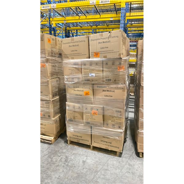 PALLET OF LATEX FREE NON MEDICAL / NON SURGICAL DISPOSABLE PROTECTIVE CLOTHING *IN BOX*