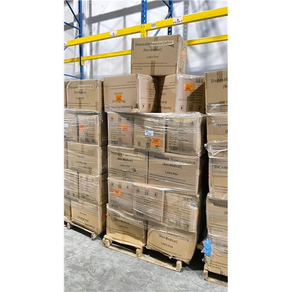 PALLET OF LATEX FREE NON MEDICAL / NON SURGICAL DISPOSABLE PROTECTIVE CLOTHING *IN BOX*