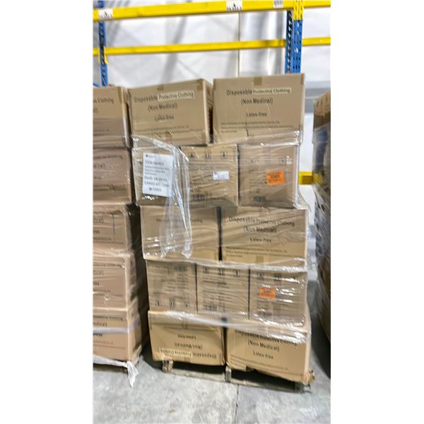PALLET OF LATEX FREE NON MEDICAL / NON SURGICAL DISPOSABLE PROTECTIVE CLOTHING *IN BOX*