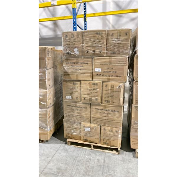 PALLET OF LATEX FREE NON MEDICAL / NON SURGICAL DISPOSABLE PROTECTIVE CLOTHING *IN BOX*