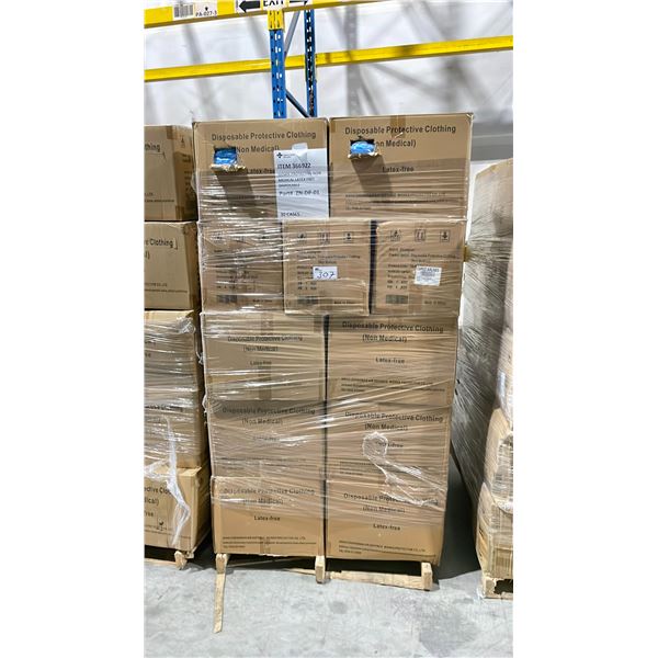 PALLET OF LATEX FREE NON MEDICAL / NON SURGICAL DISPOSABLE PROTECTIVE CLOTHING *IN BOX*