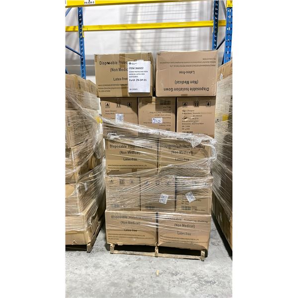 PALLET OF LATEX FREE NON MEDICAL / NON SURGICAL DISPOSABLE PROTECTIVE CLOTHING *IN BOX*