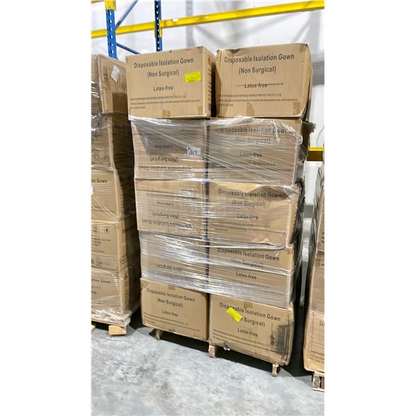 PALLET OF LATEX FREE NON MEDICAL / NON SURGICAL DISPOSABLE PROTECTIVE CLOTHING *IN BOX*
