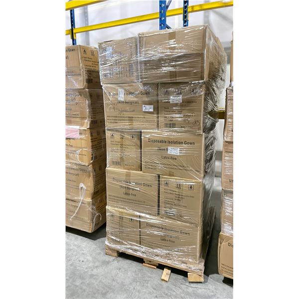 PALLET OF LATEX FREE NON MEDICAL / NON SURGICAL DISPOSABLE PROTECTIVE CLOTHING *IN BOX*