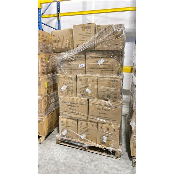 PALLET OF LATEX FREE NON MEDICAL / NON SURGICAL DISPOSABLE PROTECTIVE CLOTHING *IN BOX*