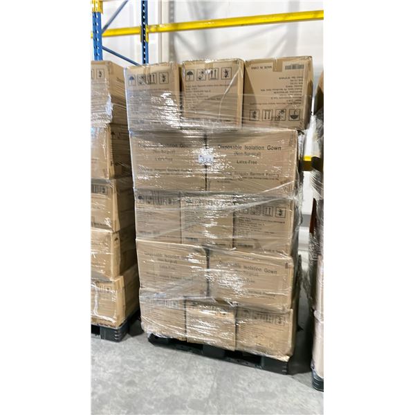 PALLET OF LATEX FREE NON MEDICAL / NON SURGICAL DISPOSABLE PROTECTIVE CLOTHING *IN BOX*