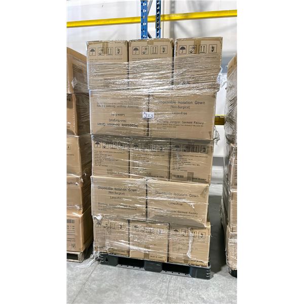 PALLET OF LATEX FREE NON MEDICAL / NON SURGICAL DISPOSABLE PROTECTIVE CLOTHING *IN BOX*