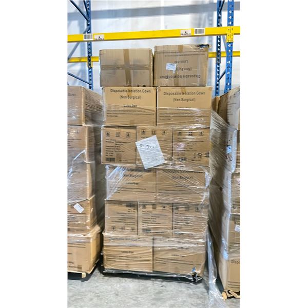 PALLET OF LATEX FREE NON MEDICAL / NON SURGICAL DISPOSABLE PROTECTIVE CLOTHING *IN BOX*