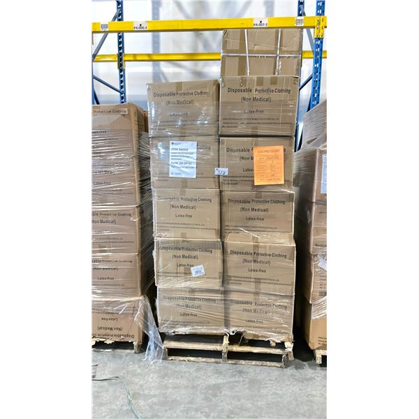 PALLET OF LATEX FREE NON MEDICAL / NON SURGICAL DISPOSABLE PROTECTIVE CLOTHING *IN BOX*
