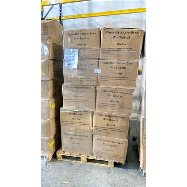 PALLET OF LATEX FREE NON MEDICAL / NON SURGICAL DISPOSABLE PROTECTIVE CLOTHING *IN BOX*
