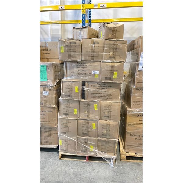 PALLET OF LATEX FREE NON MEDICAL / NON SURGICAL DISPOSABLE PROTECTIVE CLOTHING *IN BOX*