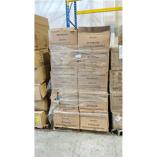 PALLET OF LATEX FREE NON MEDICAL / NON SURGICAL DISPOSABLE PROTECTIVE CLOTHING *IN BOX*
