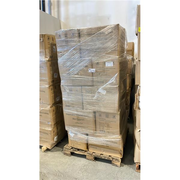 PALLET OF LATEX FREE NON MEDICAL / NON SURGICAL DISPOSABLE PROTECTIVE CLOTHING *IN BOX*