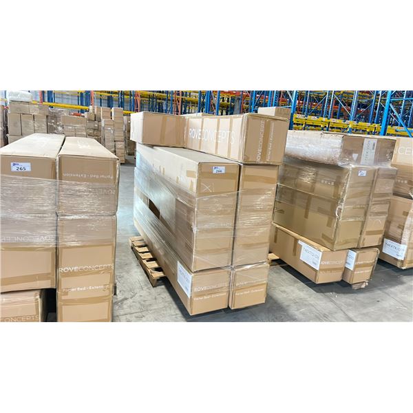 PALLET OF ROVE CONCEPTS DESIGNER PORTER BED EXTENSION PARTS *IN BOX*