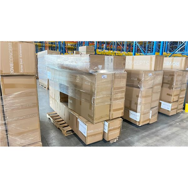 PALLET OF ROVE CONCEPTS DESIGNER PORTER BED EXTENSION PARTS *IN BOX*