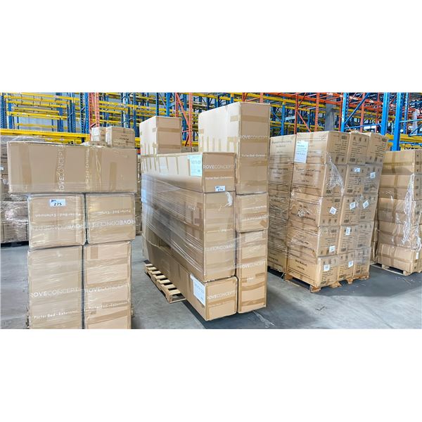 PALLET OF ROVE CONCEPTS DESIGNER PORTER BED EXTENSION PARTS *IN BOX*