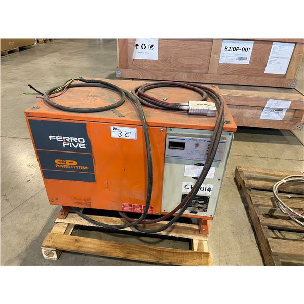 C&D POWER SYSTEMS FERRO FIVE FR18L750 36V - 135 AMP COMMERCIAL INDUSTRIAL ELECTRIC FORKLIFT CHARGER