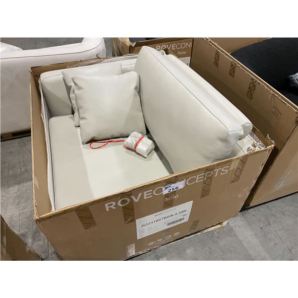 ROVE CONCEPTS DESIGNER MILO MICROFIBER TAUPE LEFT ARM SECTIONAL SECTION *IN BOX*