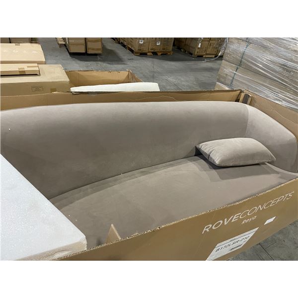 ROVE CONCEPTS DESIGNER REYA CURVED RIGHT ARM 2 SEAT SECTIONAL SECTION *IN BOX*