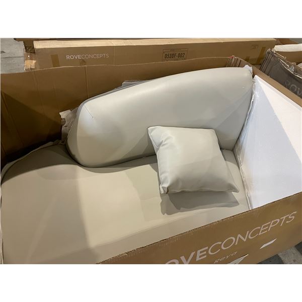 ROVE CONCEPTS DESIGNER REYA CURVED CHAISE OPEN LEFT SECTIONAL SECTION *IN BOX*