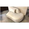 Image 2 : LIGHT BEIGE 63"W COMPONENT SOFA (SOME STAINS)