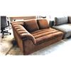 Image 2 : SARAH ELLISON PICCOLO BROWN 65"W COMPONENT CHAISE LOUNGE CHAIR