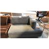 Image 2 : DWR REID SLATE GREY 56" COMPONENT CHAISE