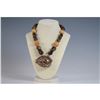 Image 2 : Beaded Necklace with Tiger Cowrie Shell Pendant