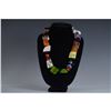 Image 2 : Colorful Chunk Glass Bead Necklace