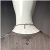 Image 5 : Rebel Chic Silver Tone Necklace with Python and Chain Design