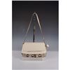Image 1 : Rossini Italy Beige Leather and Python-Print Shoulder Bag