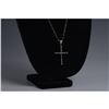 Image 2 : 2pc Sterling Silver Necklaces, Cross and Locket