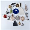 Image 5 : Assorted Artisan and Vintage Pendants, Mixed Materials