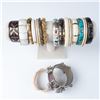 Image 1 : 17pc Vintage Bangle Bracelets Collection