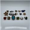 Image 1 : 16pc Vintage and Modern Rings Assortment