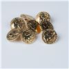 Image 1 : Set of Eight Chanel Gold-Toned Elephant Motif Buttons