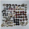 Image 1 : 96pc Vintage Button Covers Assortment