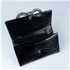 Image 4 : Morabito Paris Crocodile Embossed Leather Evening Clutch